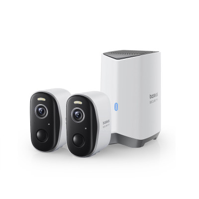 IP-камера відеоспостереження Baseus Security N1 Plus Outdoor Camera 2K 2-Cam Kit White AU (S0TY002132)