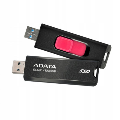 Портативний SSD ADATA SC610 1TB USB 3.2  550/500Mb/s Black (SC610-1000G-CBK/RD)