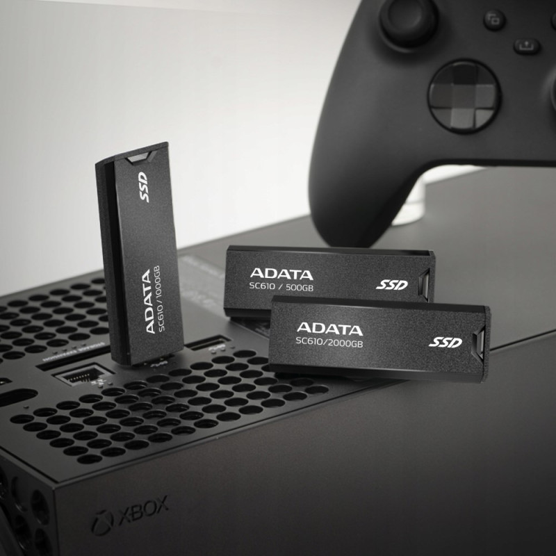 Портативний SSD ADATA SC610 1TB USB 3.2  550/500Mb/s Black (SC610-1000G-CBK/RD)