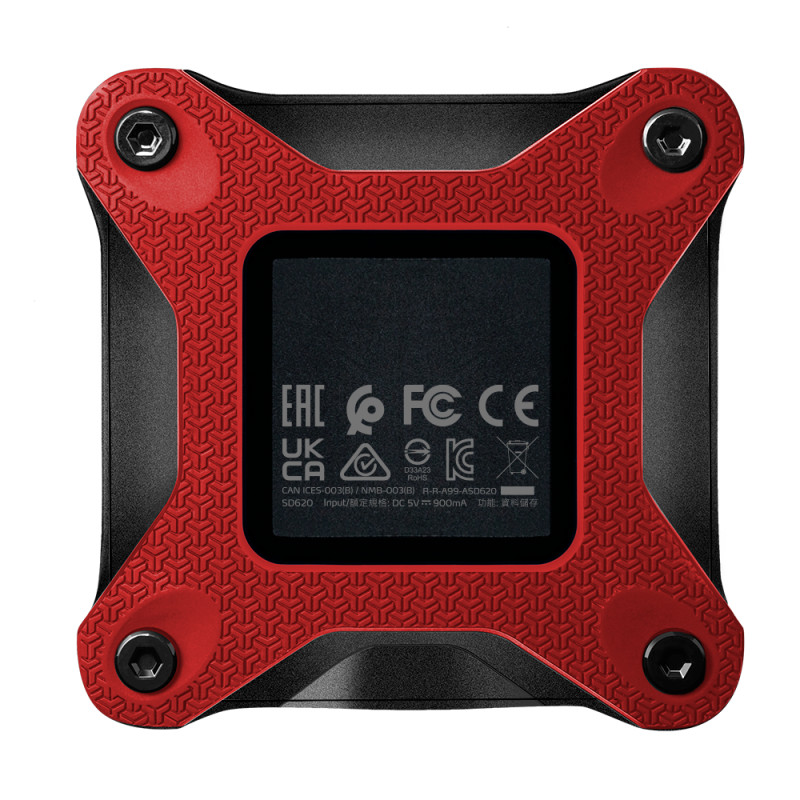 Портативний SSD ADATA SD620 1TB USB 3.2  520/460Mb/s Red (SD620-1TCRD)