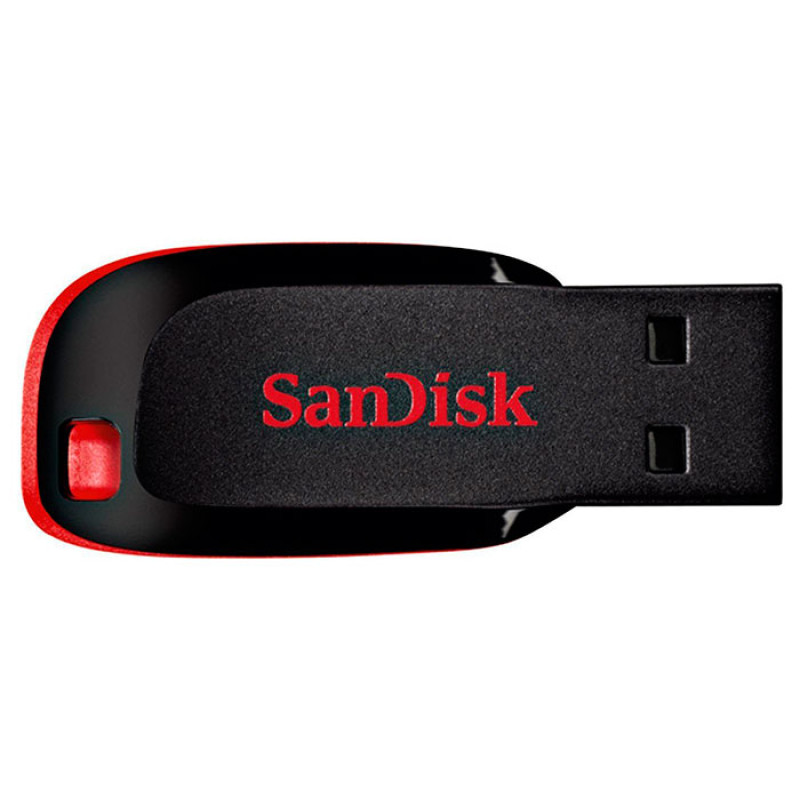 Флеш-накопичувач SanDisk USB 2.0 Cruzer Blade 128Gb Black/Red (SDCZ50-128G-B35)