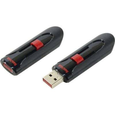 Флеш-накопичувач SanDisk USB 2.0 Cruzer Glide 256Gb Black/Red (SDCZ60-256G-B35)