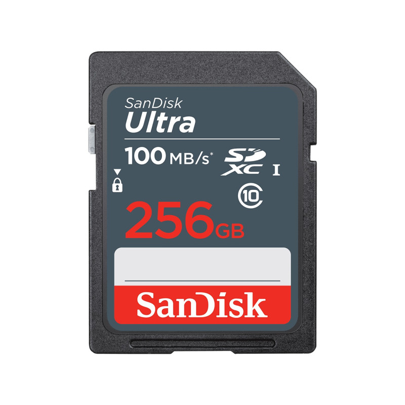 Карта пам'яті SDHC (UHS-1) SanDisk Ultra 256Gb class 10 (100Mb/s) (SDSDUNR-256G-GN3IN)