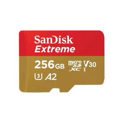 Карта пам'яті microSDXC (UHS-1 U3) SanDisk Extreme For Mobile Gaming A2 256Gb class 10 V30 (R190MB/s,W130MB/s) (SDSQXAV-256G-GN6GN)