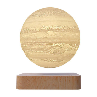 Магнітна левітаційна лампа HCNT Levitating Lamp Jupiter Light Wood Grain (SIM10-GW5-J)