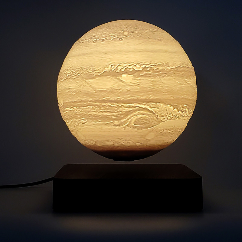 Магнітна левітаційна лампа HCNT Levitating Lamp Jupiter Light Wood Grain (SIM10-GW5-J)