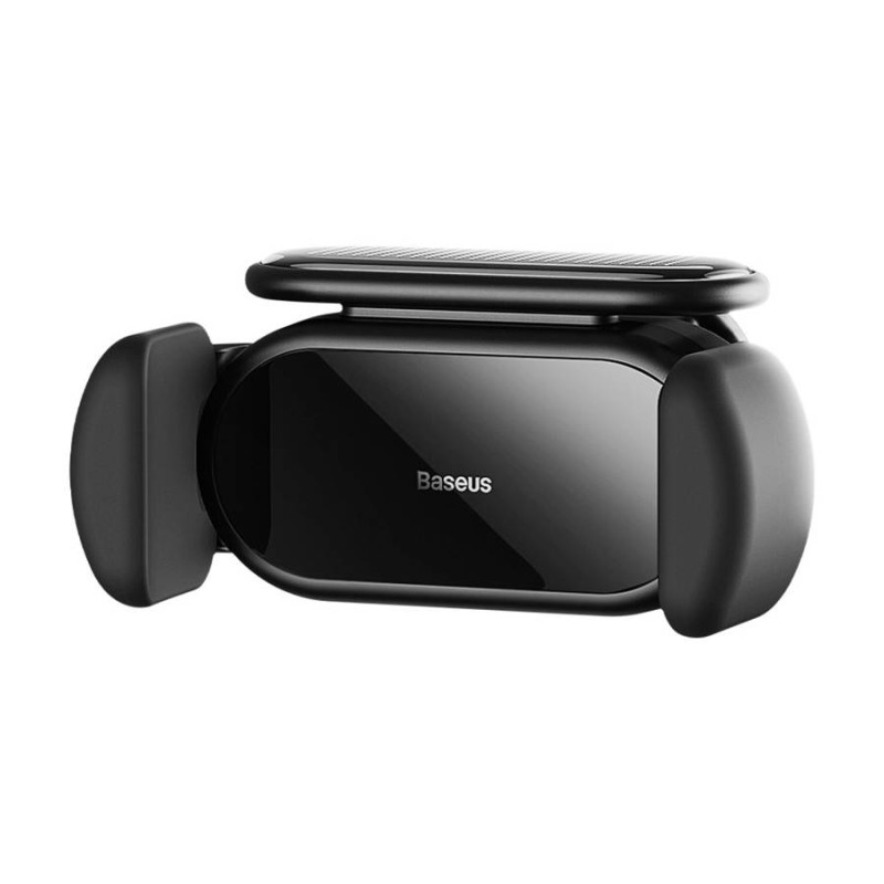 Автотримач для телефона Baseus Steel Cannon pro Solar Electric Car Mount Black (SUGP010001)