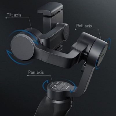 Стабілізатор Baseus Control Smartphone Handheld Gimbal Stabilizer Grey (SUYT-0G)