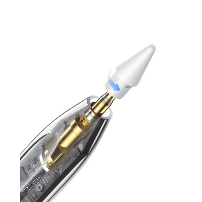 Стилус Baseus Smooth Writing 2 Series Dual Charging Stylus, White (SXBC080102) Стилус Baseus Smooth Writing 2 Series Dual Charging Stylus, White (SXBC080102)