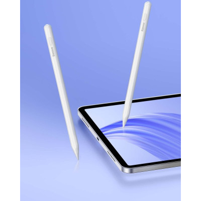 Стилус Baseus Smooth Writing 2 Series Dual Charging Stylus, White (SXBC080102) Стилус Baseus Smooth Writing 2 Series Dual Charging Stylus, White (SXBC080102)