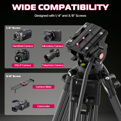 Штатив Ulanzi MT-81 Tripod (80-155cm) Black (T080GBB1) Штатив Ulanzi MT-81 Tripod (80-155cm) Black (T080GBB1)