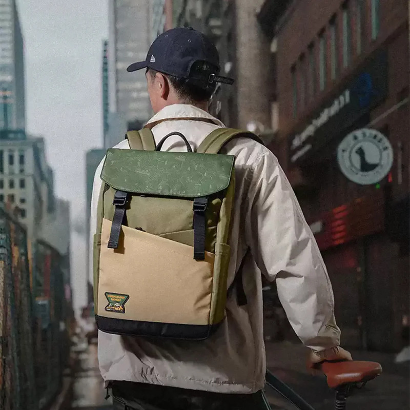 Рюкзак Tomtoc Slash-T64 Flip Laptop Backpack Green 15.6 Inch/18L (T64M1T1GC) (T64M1T1GC)
