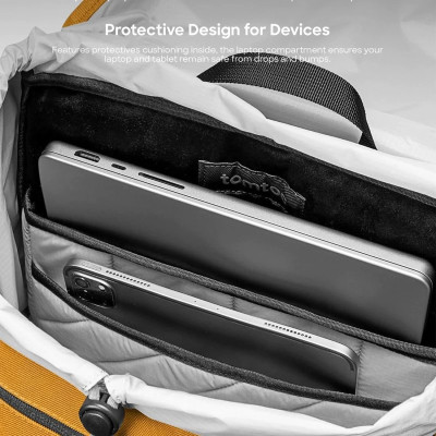 Рюкзак Tomtoc VintPack-TA1 22L Laptop Backpack Yellow 15.6 Inch/22L (TA1M1Y1) (TA1M1Y1)