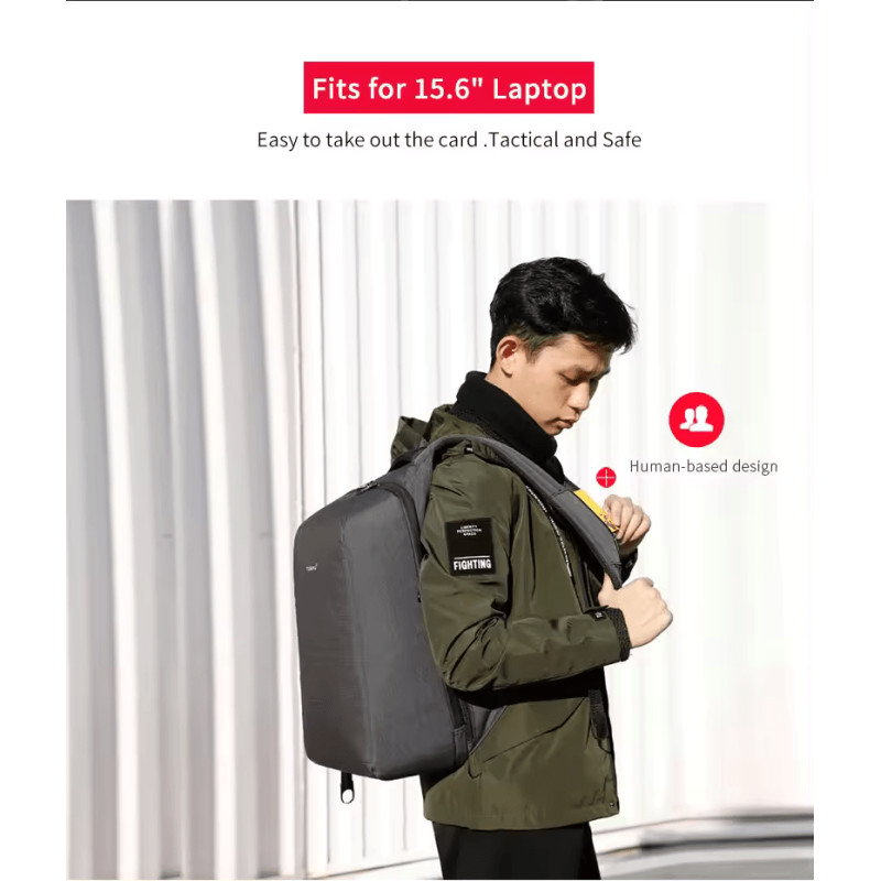 Рюкзак Tigernu T-B3361 15.6" Grey (T-B3361G)