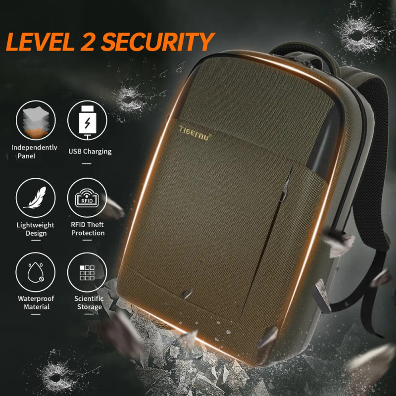 Рюкзак Tigernu T-B3906B 15.6" Army Green (T-B3906BArmyGreen)