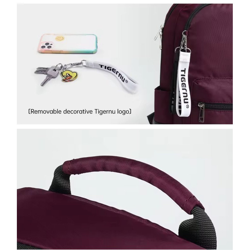 Рюкзак Tigernu T-B9030B 15.6" Wine Red (T-B9030BW)