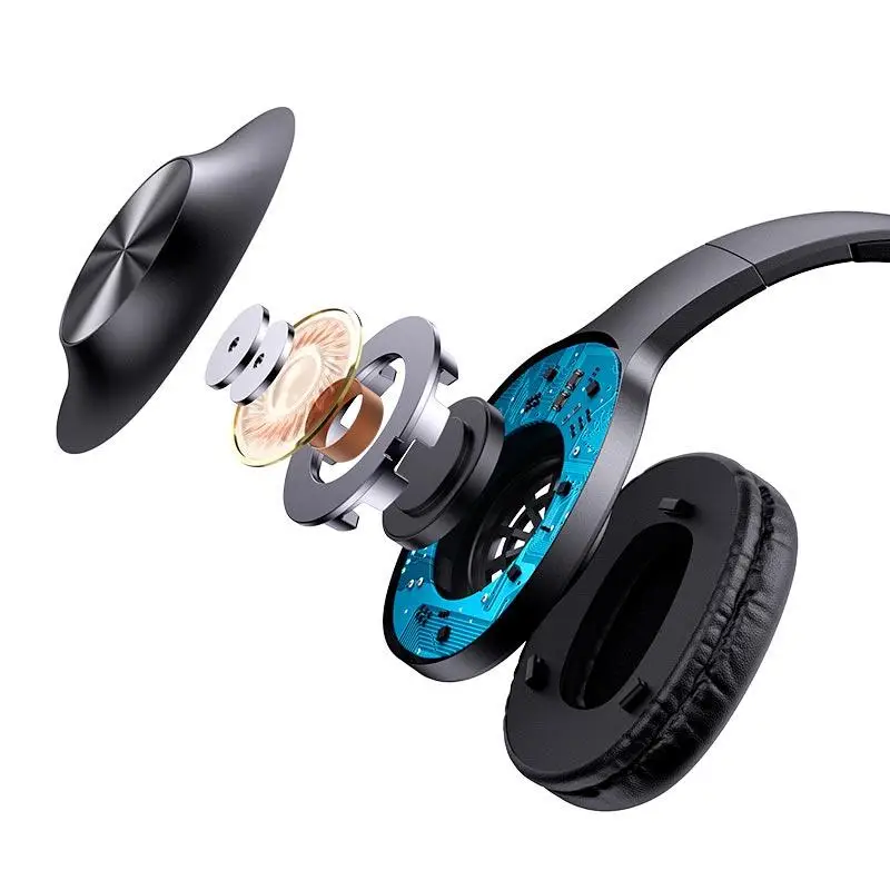 Бездротові накладні навушники USAMS-YX05 Wireless Headphones E-Join Series BT5.0 Black (TDLYEJ02)