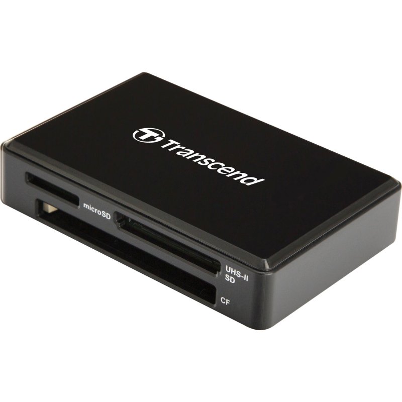 Картрідер USB3.1 Transcend F9K2 (UHS-II) Black (TS-RDF9K2)