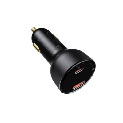 Автомобільний зарядний пристрій Baseus Superme Digital Display PPS Dual Quick Charger Car Charger Black (TZCCZX-01)