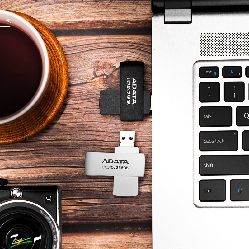 Флеш-накопичувач ADATA USB 3.2 UC310 256Gb Black (UC310-256G-RBK)