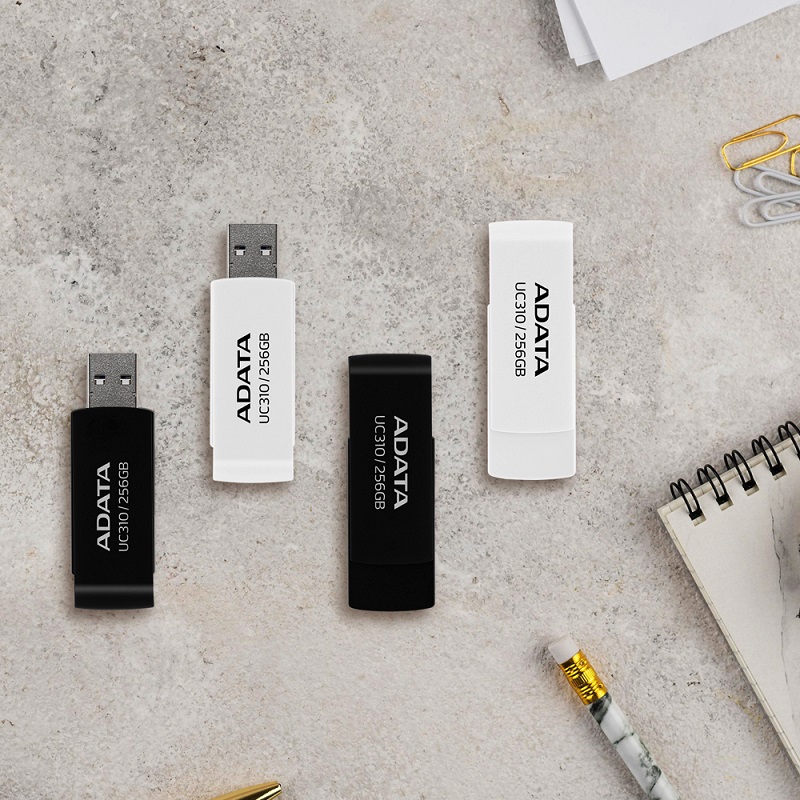 Флеш-накопичувач ADATA USB 3.2 UC310 256Gb Black (UC310-256G-RBK)