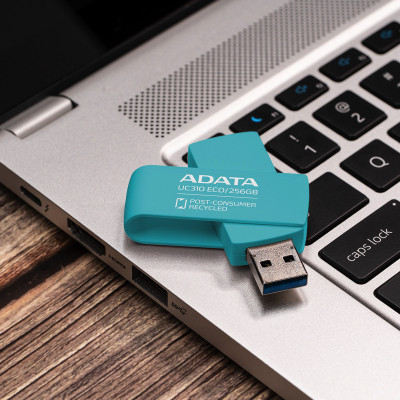 Флеш-накопичувач ADATA USB 3.2 UC310 Eco 256Gb Green (UC310E-256G-RGN)