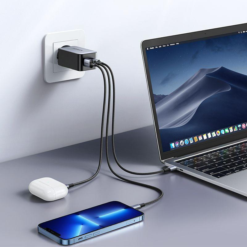 Мережевий зарядний пристрій UGREEN CD244 GaN Fast Charger 65W (UGR-10335) (UGR-10335)