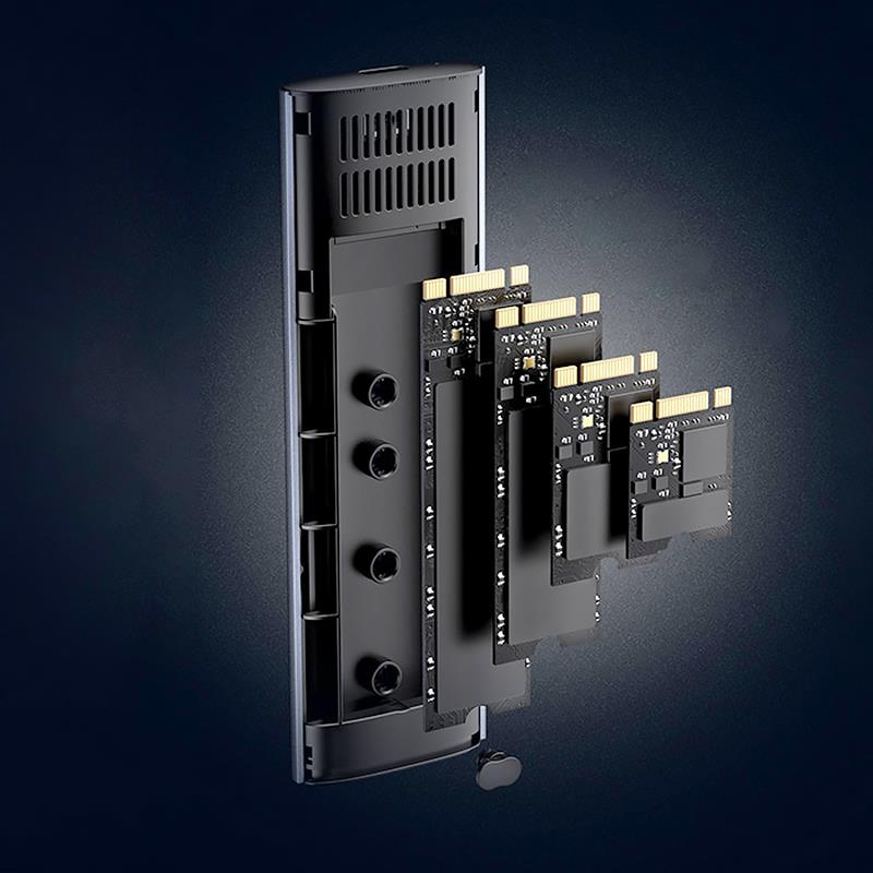 Зовнішня кишеня для накопичувача UGREEN USB-C Female to M.2 M-Key 10G Enclosure C TO C Cable 50cm (UGR-10902)