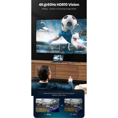 USB-хаб UGREEN CM498 Multifunction Adapter (UGR-15375) (UGR-15375)