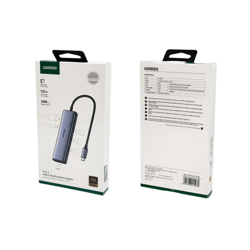 USB-хаб UGREEN USB-C Multifunction Adapter (UGR-15598)