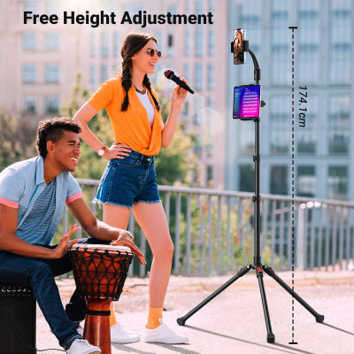 Тримач для телефона UGREEN LP585 Tablet and Phone Tripod Stand (UGR-15647) (UGR-15647) Тримач для телефона UGREEN LP585 Tablet and Phone Tripod Stand (UGR-15647) (UGR-15647)