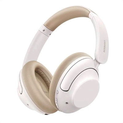 Бездротові накладні навушники UGREEN HP202 HiTune Max5 Hybrid Active Noise-Cancelling Headphones White(UGR-15809) (UGR-15809)