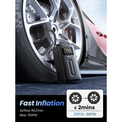 Автомобільний насос UGREEN CD259 Portable Tire Inflator (UGR-15951)
