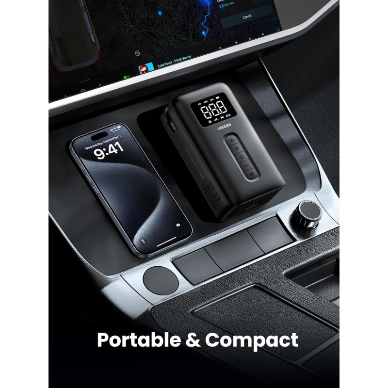 Автомобільний насос UGREEN CD259 Portable Tire Inflator (UGR-15951)