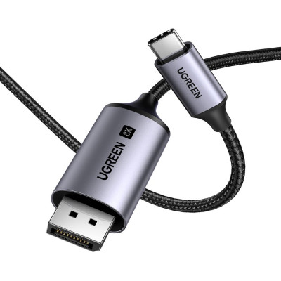Кабель UGREEN CM556 USB-C to DisplayPort 8K Cable 1m(UGR-25157) (UGR-25157) Кабель UGREEN CM556 USB-C to DisplayPort 8K Cable 1m(UGR-25157) (UGR-25157)