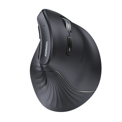 Маніпулятор миша бездротова UGREEN MU008 Multi-mode Vertical Mouse Black (UGR-25444)