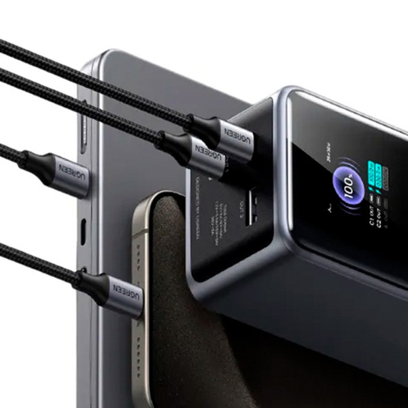 Зовнішній акумулятор UGREEN PB721 20000mAh Quick Charging  130W (UGR-35524B)