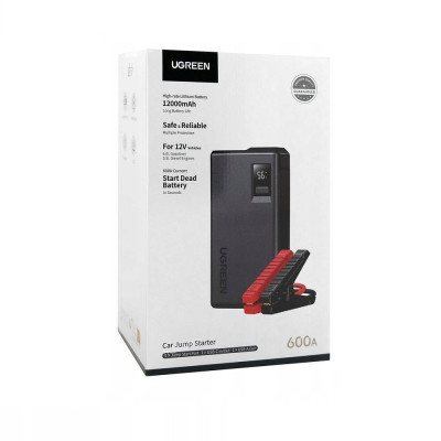 Автомобільний пуско-зарядний пристрій UGREEN ES702 12000mAh Car Jump Starter (UGR-35977) Автомобільний пуско-зарядний пристрій UGREEN ES702 12000mAh Car Jump Starter (UGR-35977)