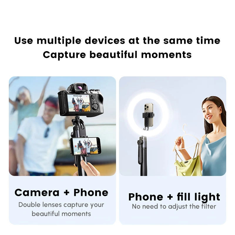 Селфі-трипод UGREEN LP849 4-Leg Bluetooth Selfie Stick Tripod Stand (UGR-45301)