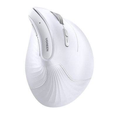 Маніпулятор миша бездротова UGREEN MU008 Multi-mode Vertical Mouse White (UGR-45759)