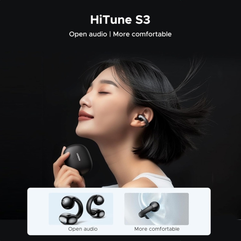 Навушники UGREEN WS209 HiTune S3 True Wireless Earbuds Black (UGR-45785)