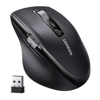 Маніпулятор миша бездротова UGREEN M751 Multi-mode Wireless Mouse Black (UGR-45792) Маніпулятор миша бездротова UGREEN M751 Multi-mode Wireless Mouse Black (UGR-45792)