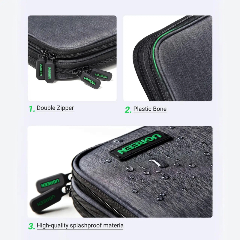 Органайзер UGREEN LP139 Storage Bag (Gray)(UGR-50147) (UGR-50147)
