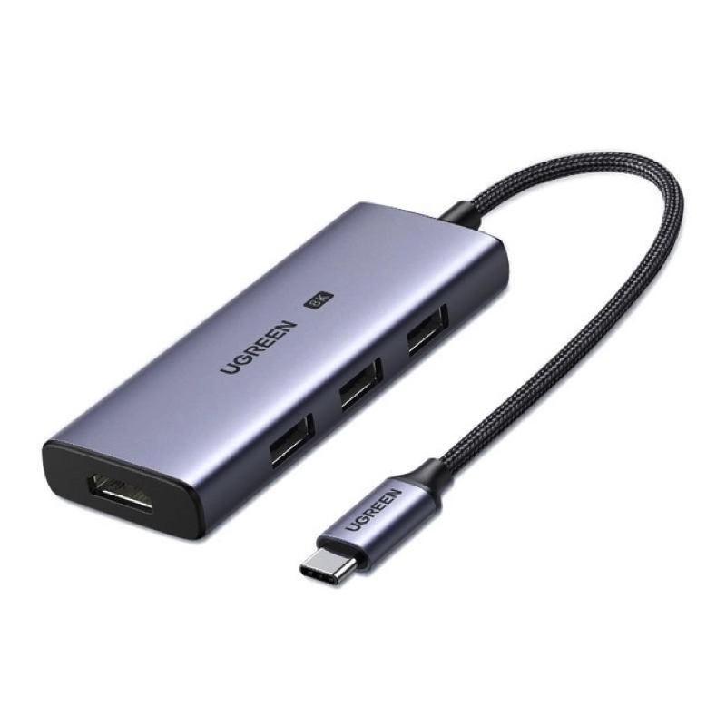 USB-хаб UGREEN CM500 USB-C to 3×USB 3.0+HDMI Multifunction Adapter (8K@30Hz）(UGR-50629) (UGR-50629)