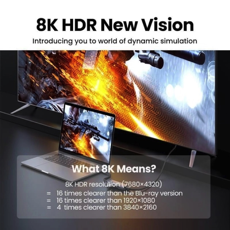 USB-хаб UGREEN CM500 USB-C to 3×USB 3.0+HDMI Multifunction Adapter (8K@30Hz）(UGR-50629) (UGR-50629)