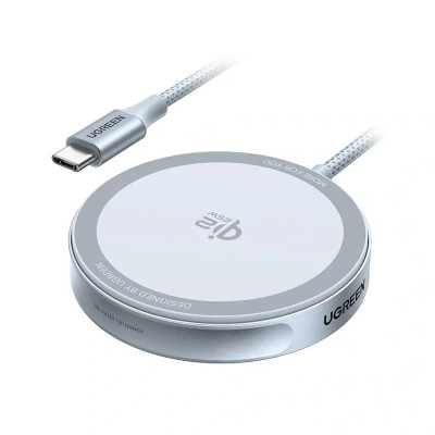 Бездротовий зарядний пристрій UGREEN W753 25W Magnetic Wireless Charger Starlight Blue (UGR-55959) Бездротовий зарядний пристрій UGREEN W753 25W Magnetic Wireless Charger Starlight Blue (UGR-55959)