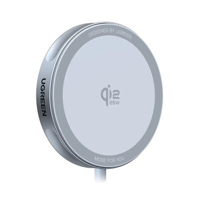 Бездротовий зарядний пристрій UGREEN W753 25W Magnetic Wireless Charger Starlight Blue (UGR-55959) Бездротовий зарядний пристрій UGREEN W753 25W Magnetic Wireless Charger Starlight Blue (UGR-55959)