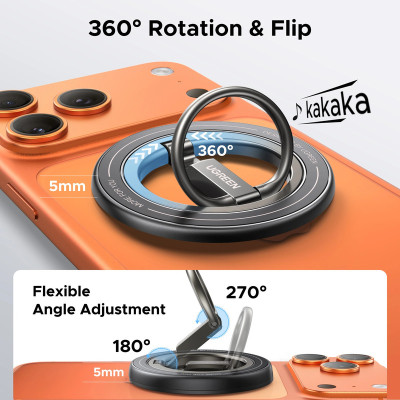 Тримач для телефону UGREEN LP945 Magnetic Phone Ring Holder (UGR-65819) Тримач для телефону UGREEN LP945 Magnetic Phone Ring Holder (UGR-65819)