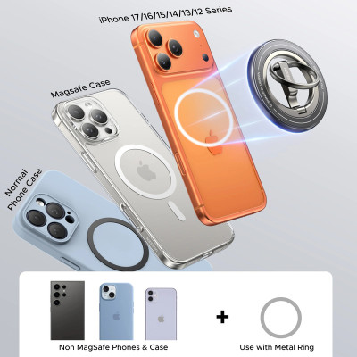 Тримач для телефону UGREEN LP945 Magnetic Phone Ring Holder (UGR-65819) Тримач для телефону UGREEN LP945 Magnetic Phone Ring Holder (UGR-65819)