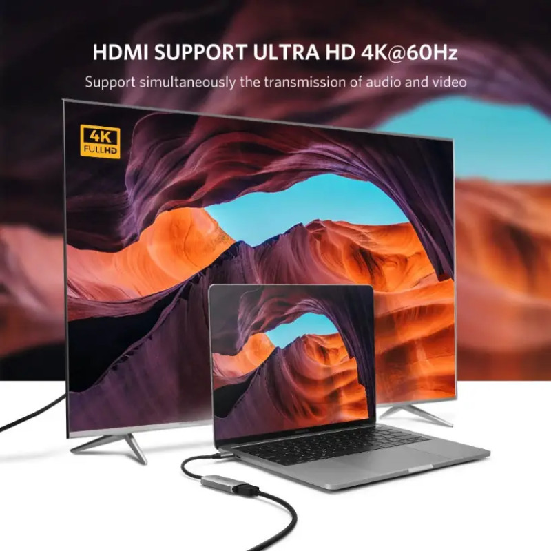 Адаптер UGREEN CM297 USB-C to HDMI Adapter (UGR-70444) (UGR-70444)